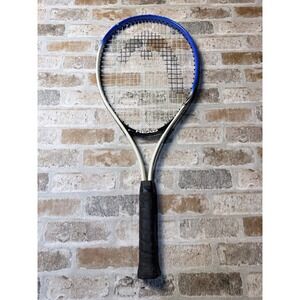 HEAD‎ Ti.Conquest Titanium Tennis Racket Blue White 4 3/8 Grip L3 Nano Titanium
